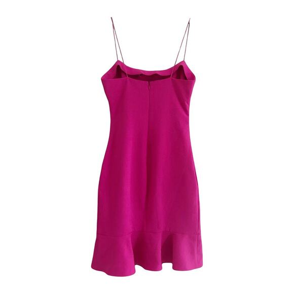 Likely Banks Flounce Hem Mini Dress Sz 2 - Picture 3 of 7